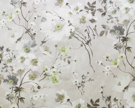 Штора на тесьме "Натурель Naturel" 276х270 цветы