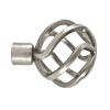 Наконечник "Шар плетеный", Матовый никель , Ø25мм