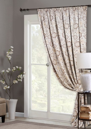 Штора на тесьме "Artimus" 200х270 беж Штора на тесьме "Artimus" 200х270 беж