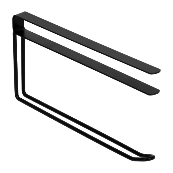 Держатель на полку для бумажных полотенец подвесной, металл, 20,5*10,5 см, черный MARMITON