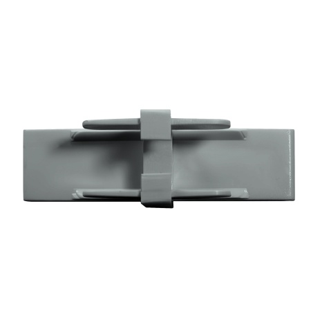 Соединитель для усиленного однополосного профиля, серый