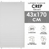 Плиссе натяжного типа 43х170 см Crepe цвет белый