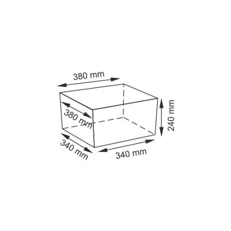 Плетеная корзина для белья WB-880-L Плетеная корзина для белья WB-880-L
