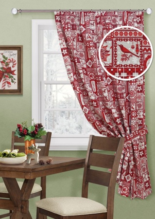 Штора на тесьме "Tirol" 136х175