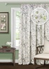 Штора на тесьме "Натурель Naturel" 276х270 цветы