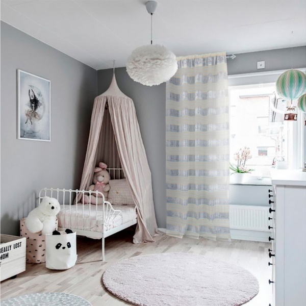 Штора на тесьме "Мишки" 140х270