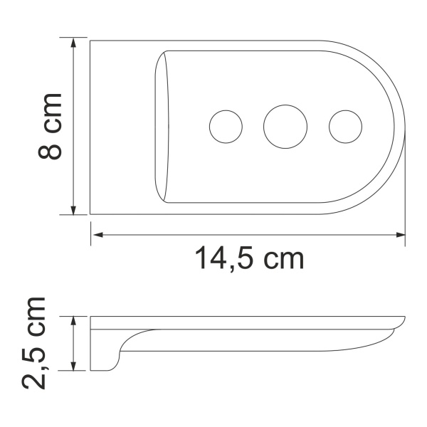 Мыльница решетка Kammel K-8369WHITE