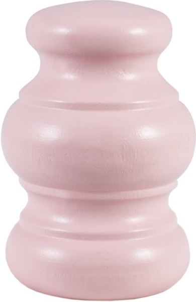 Карниз Марилена однорядный (ДЕРЕВО), батист розовый, 350 см