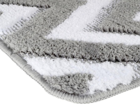 Коврик Fixsen для ванной 50х80 см River цвет серый