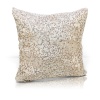 Подушка декоративная на молнии 40х40 см Stone цвет бежевый