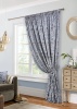 Штора на тесьме 200х270 см Samira с подхватом цвет синий