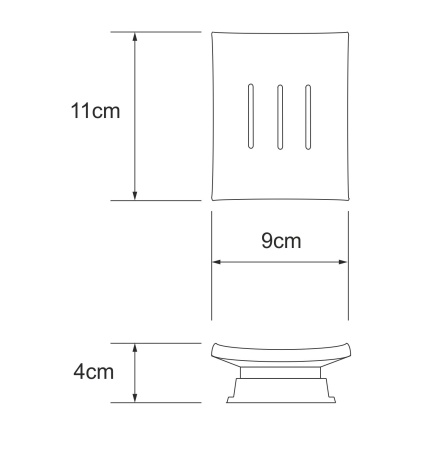 Мыльница Amper K-5429BLACK