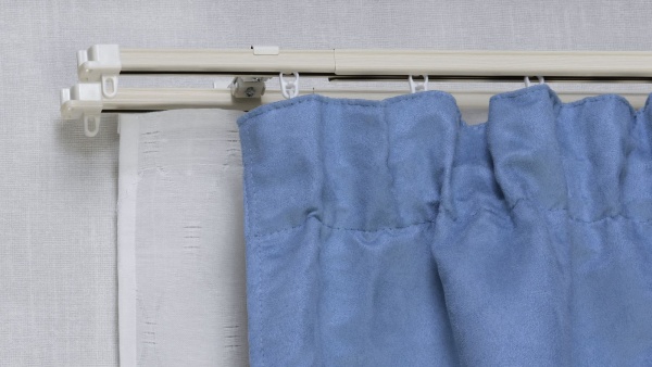 Карниз телескопический металлический двухрядный 160-300 см