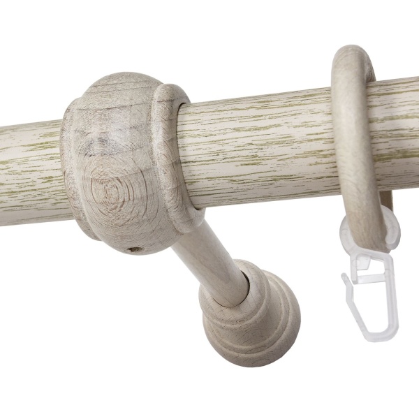 Карниз однорядный (Беленый дуб) D28, Стандарт Карниз однорядный (Беленый дуб) D28, Стандарт