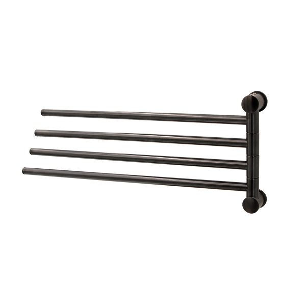 Держатель полотенец четверной K-1034GUN METAL 