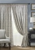 Комплект штор на тесьме "Stone" 2 шторы 200x270, тюль 450х270 серый