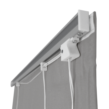 Римские шторы Helena на веревочном механизме цвет серый