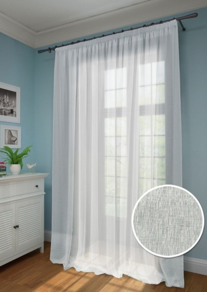 Тюль на тесьме 300х275 см Solito