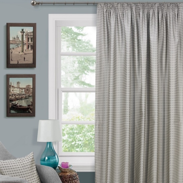 Портьера на тесьме "Morze" 200х270 серый