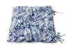 Подушка на стул с завязками 40x40 см Blue Palma с принтом