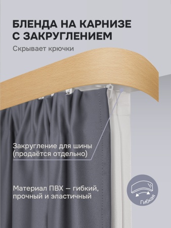 Багет для карниза 5 см, бук