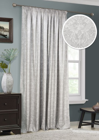 Штора на тесьме "Rebecca" 200х270 серый