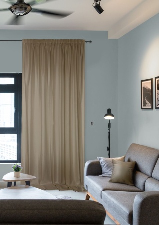 Штора на тесьме "Caprise" 200х270 коричневый