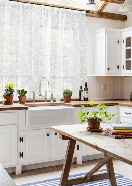 Штора на тесьме "Lililya - K" 276x175 белый