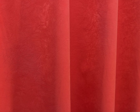 Штора на тесьме "Чинчила Chinchila" 140х270 красный
