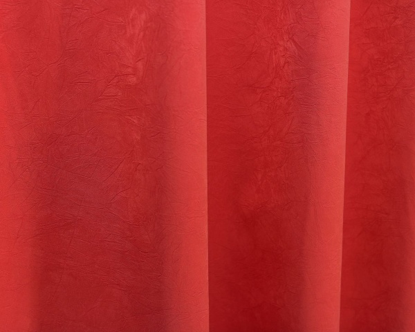 Штора на тесьме "Чинчила Chinchila" 140х270 красный