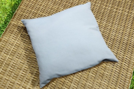 Подушка декоративная на молнии 40х40 см Grey цвет серый