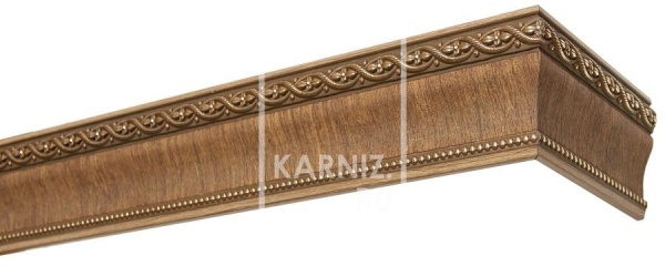 Карниз шинный, 2-х рядный, Форте с боковинами