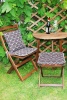 Сидушка на стул с завязками 40x40 см Brown Garden с принтом Сидушка на стул с завязками 40x40 см Brown Garden с принтом