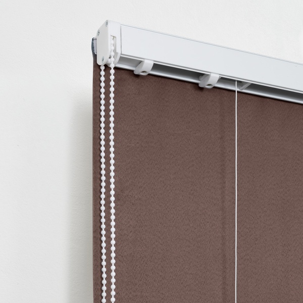 Римская штора, Флавия Blackout на ЦМ, цвет коричневый