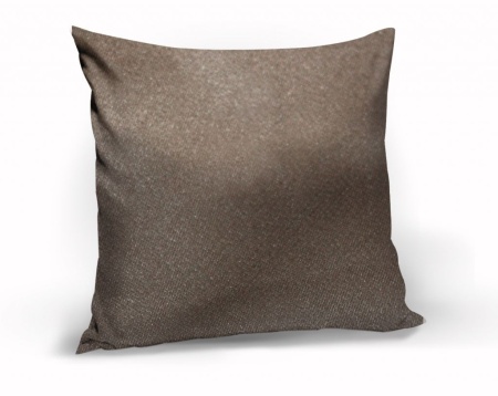 Подушка декоративная на молнии 40х40 см Lindor цвет коричневый