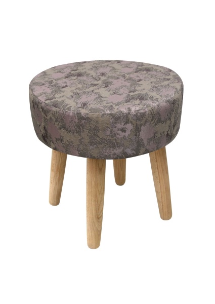 Пуф Fog круглый, цвет бежево-пудровый