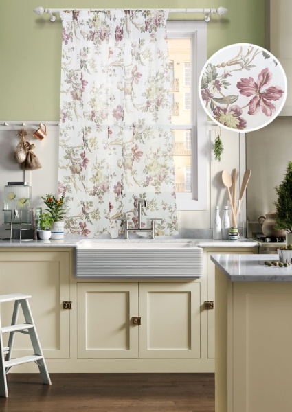 Вуаль для кухни "Sole" 140х175см цветная