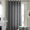Штора на люверсах 200х260 см Ливит цвет темно-серый