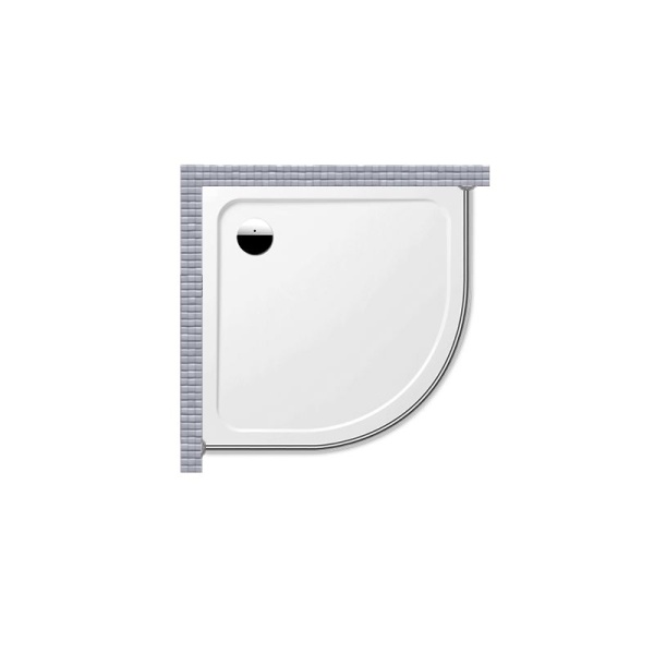 Карниз для душа GoodHome, поддона 80x80см (Штанга) Полукруглый, дуга Усиленный из нержавеющей стали