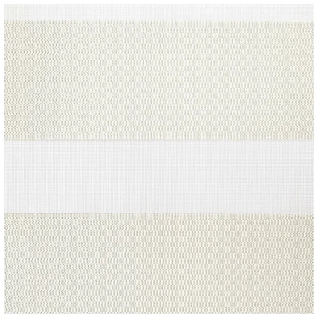 Рулонные шторы день ночь УЮТ Сальса цвет сливочный