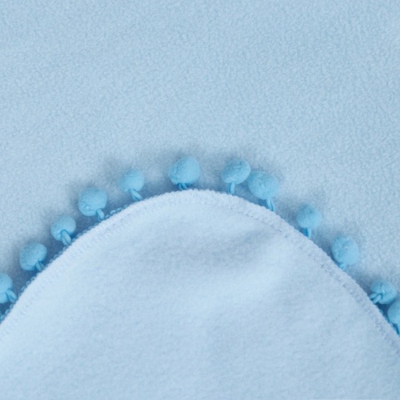 Плед Sima-Land Новогодняя ель 110х160 цвет голубой