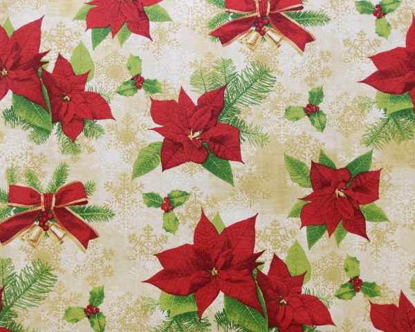 Штора на тесьме "Christmas" 136х175 белый