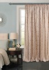 Штора на тесьме 220х270 см Afina с подхватом цвет бежево-розовый