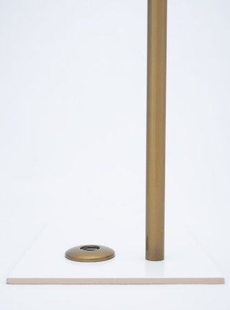 Карниз для душа, поддона 90x90см (Штанга 20мм) Г-образный, угловой. Усиленный. Бронза