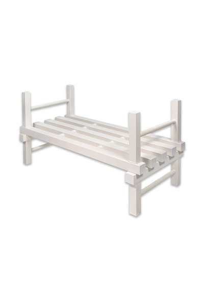 Стеллаж одноярусный С-90, белый