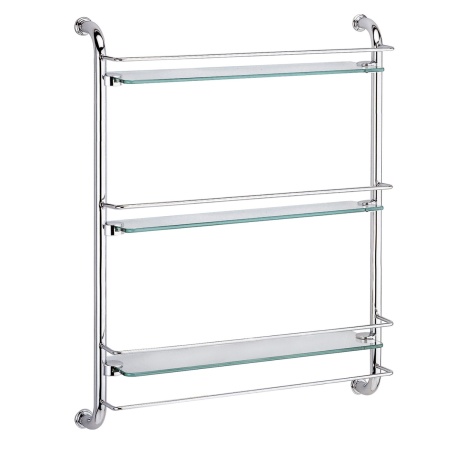 Полка стеклянная тройная K-2033