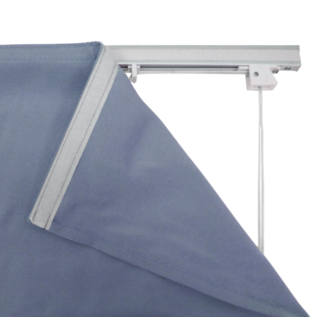 Римские шторы Helena на веревочном механизме цвет синий