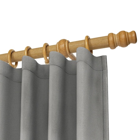 Карниз однорядный (Светлый дуб) D20, наконечник Стандарт