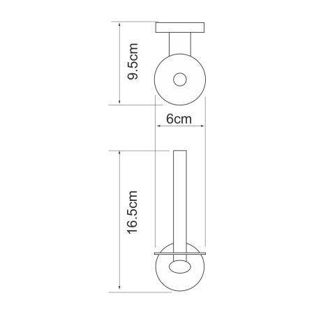 Держатель туалетной бумаги Rhein K-6297