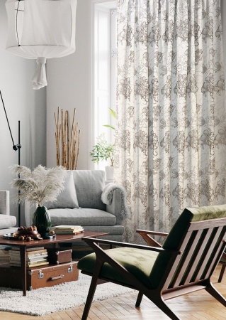 Штора на тесьме 276х270 см Rapsodia с подхватом цвет бежевый